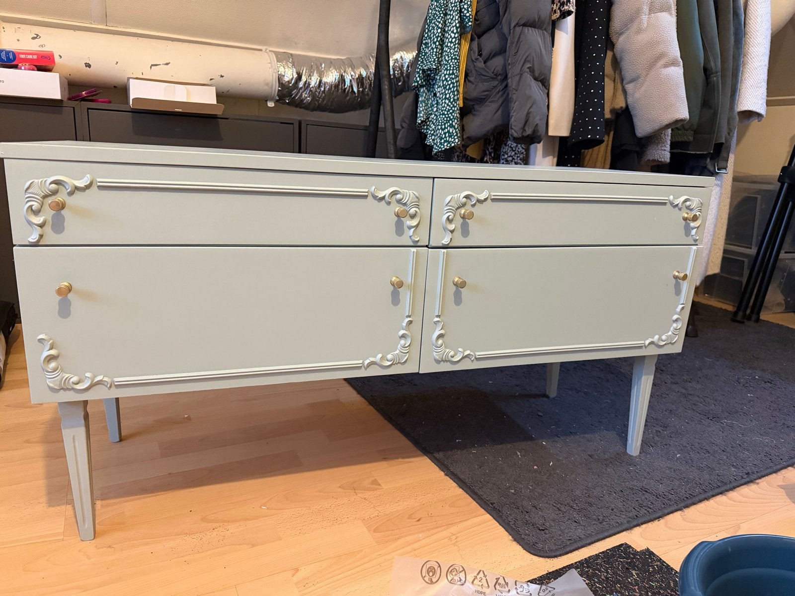 Tv meubel met lades - 112x41 cm, Ophalen, Gebruikt, 100 tot 150 cm, 25 tot 50 cm