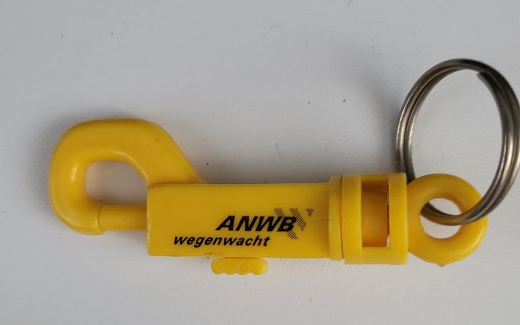 ANWB Wegenwacht Sleutelhanger - Geel, Ophalen of Verzenden, Gebruikt, Merk