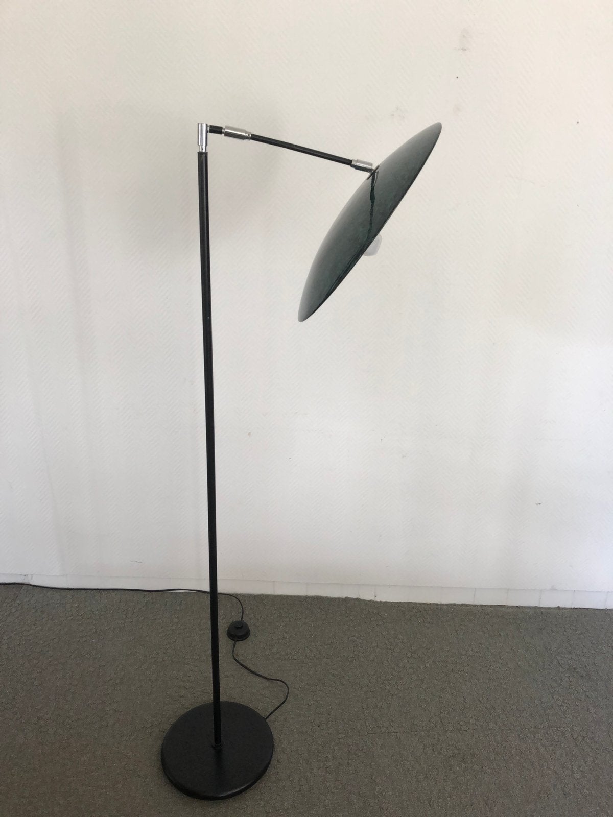 Design vloerlamp Queens Gallery Utrecht  jaren 80, Ophalen, Metaal, Vintage, 150 tot 200 cm