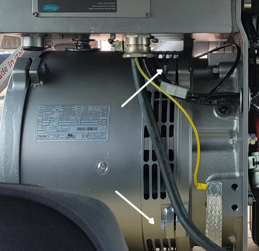 Mecc Alte NPE 31-D2 generator, Ophalen, Zo goed als nieuw, 10 tot 30 kVA, Overige typen