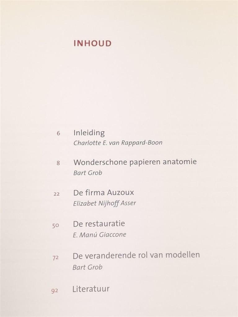 Papieren Anatomie — Papier-Maché Modellen Auzoux 19e Eeuw, Ophalen of Verzenden, Gelezen, Natuurwetenschap