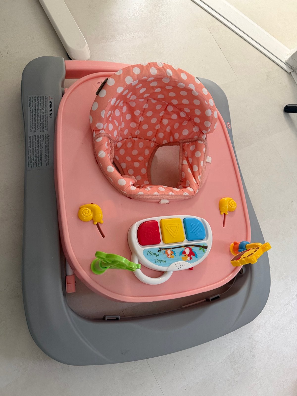 Roze Baby Loopstoel Topmark, Ophalen, Zo goed als nieuw