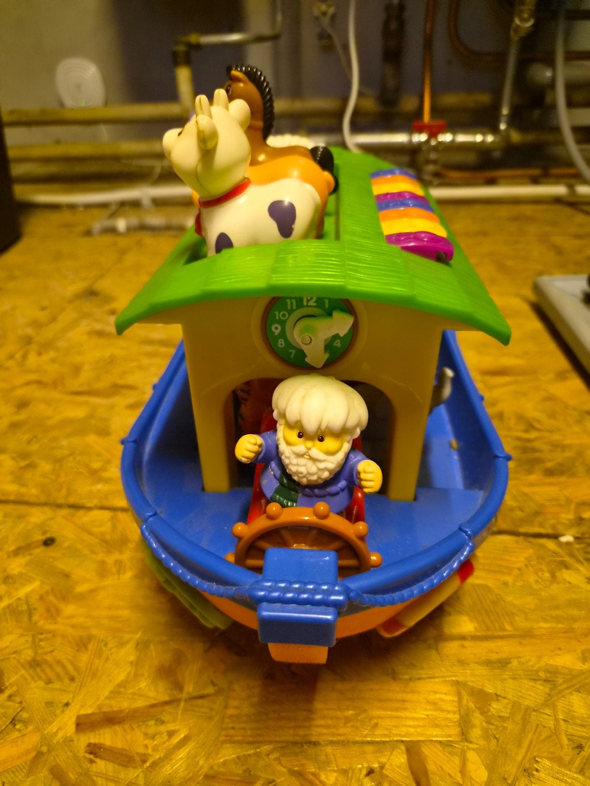 Fisher-Price Little People Noah's Ark - volledig & werkend, Ophalen of Verzenden, Gebruikt, Overige typen, Met wieltjes