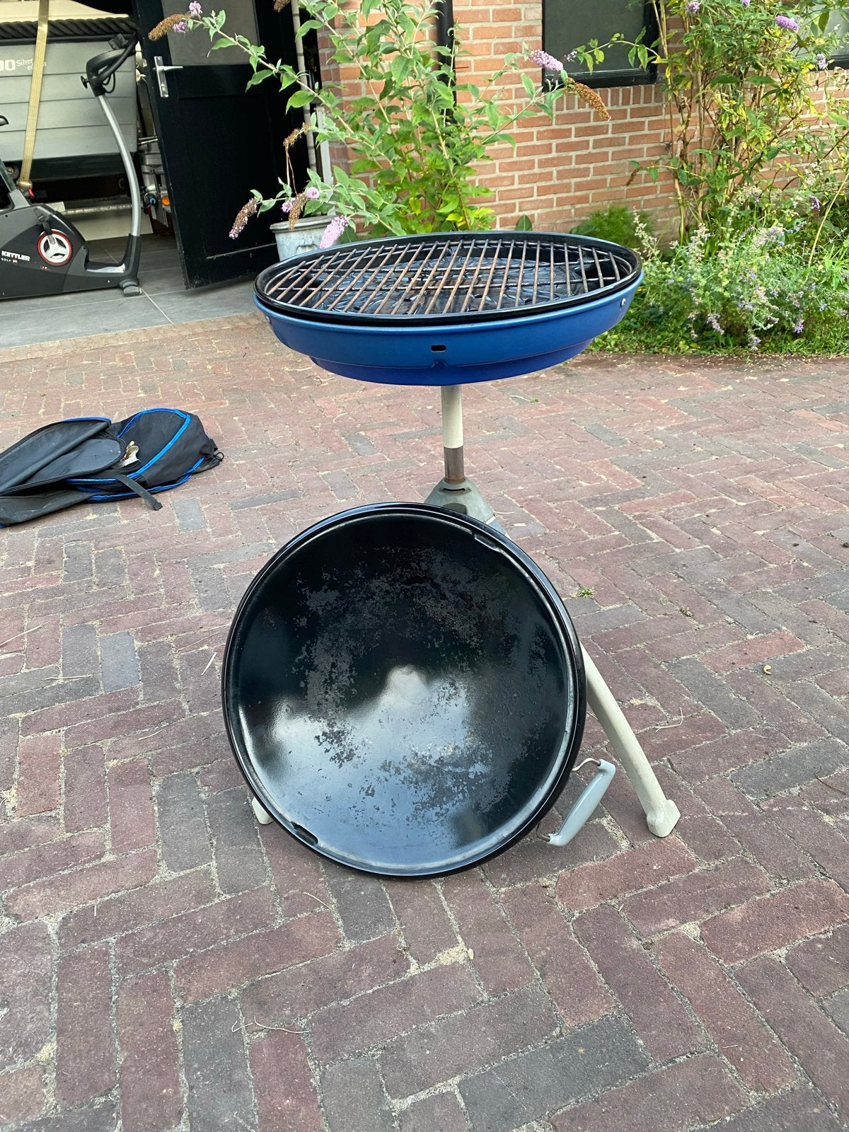 Cadac Skottelbraai met gasaansluiting en draagtassen, Ophalen, Gebruikt