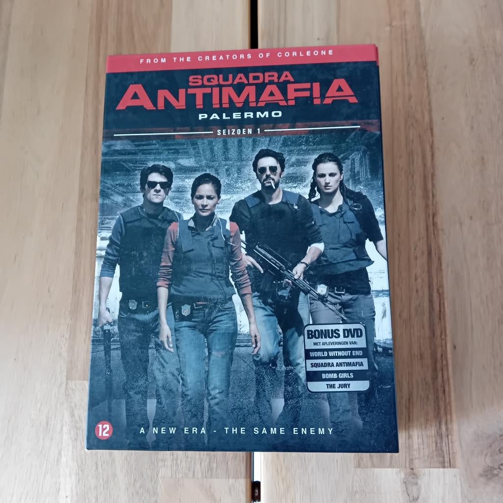 Squadra Antimafia Palermo Seizoen 1 DVD Boxset, Boxset, Ophalen of Verzenden, Zo goed als nieuw, Actie en Avontuur