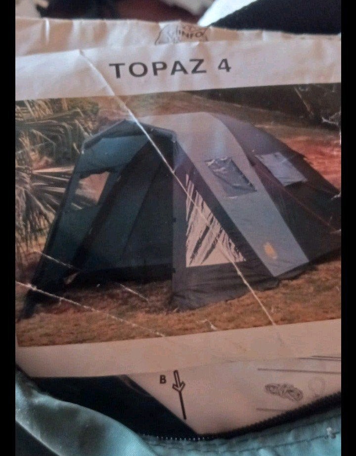 tent high peak Topaz 4, Caravans en Kamperen, Tenten, Ophalen of Verzenden, Gebruikt