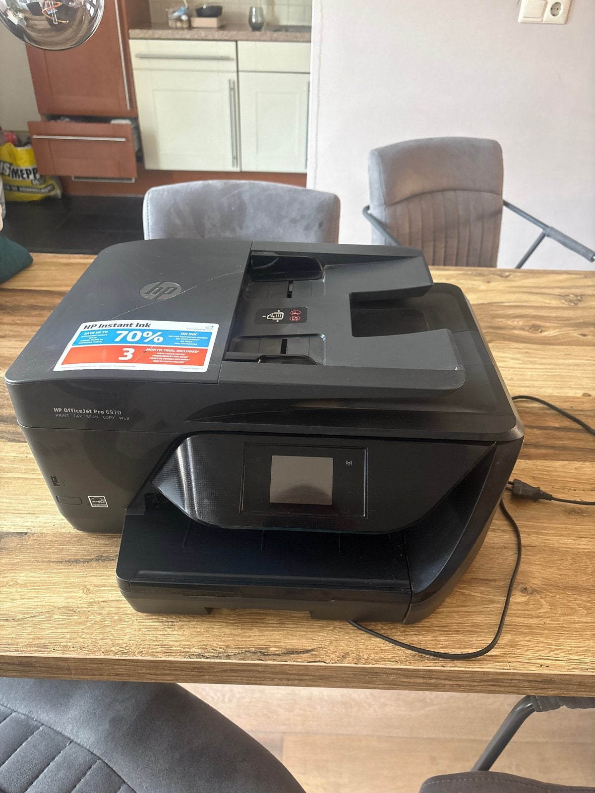 HP OfficeJet Pro 6970 All-in-One Printer, Computers en Software, Printers, Zo goed als nieuw, All-in-one, Inkjetprinter, Faxen