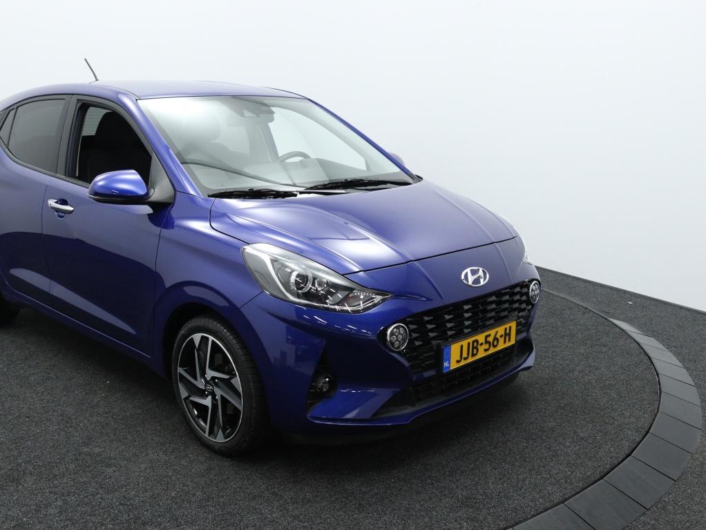 Hyundai i10 1.0 Premium | Navigatie | Keyless | Camera | Cli, Auto's, 12 maanden, Stof, Gebruikt, 899 kg