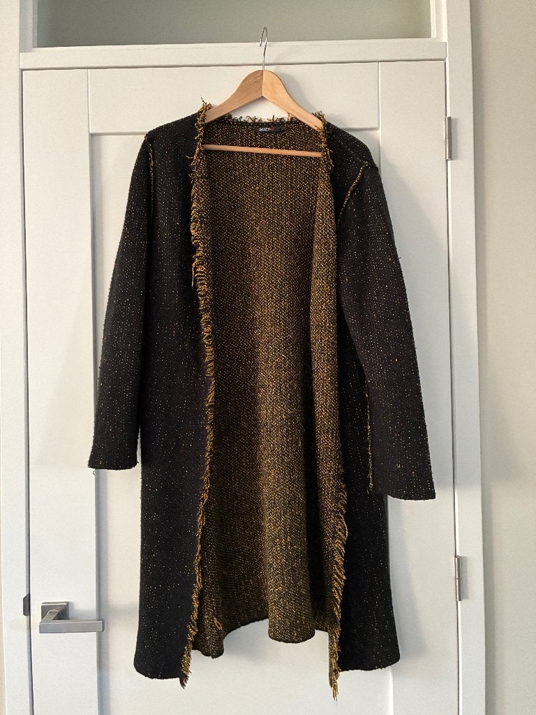 Suzy-Q - Okergeel / zwart vest, maat M, Maat 38/40 (M), Zwart, Suzy-Q, Ophalen of Verzenden
