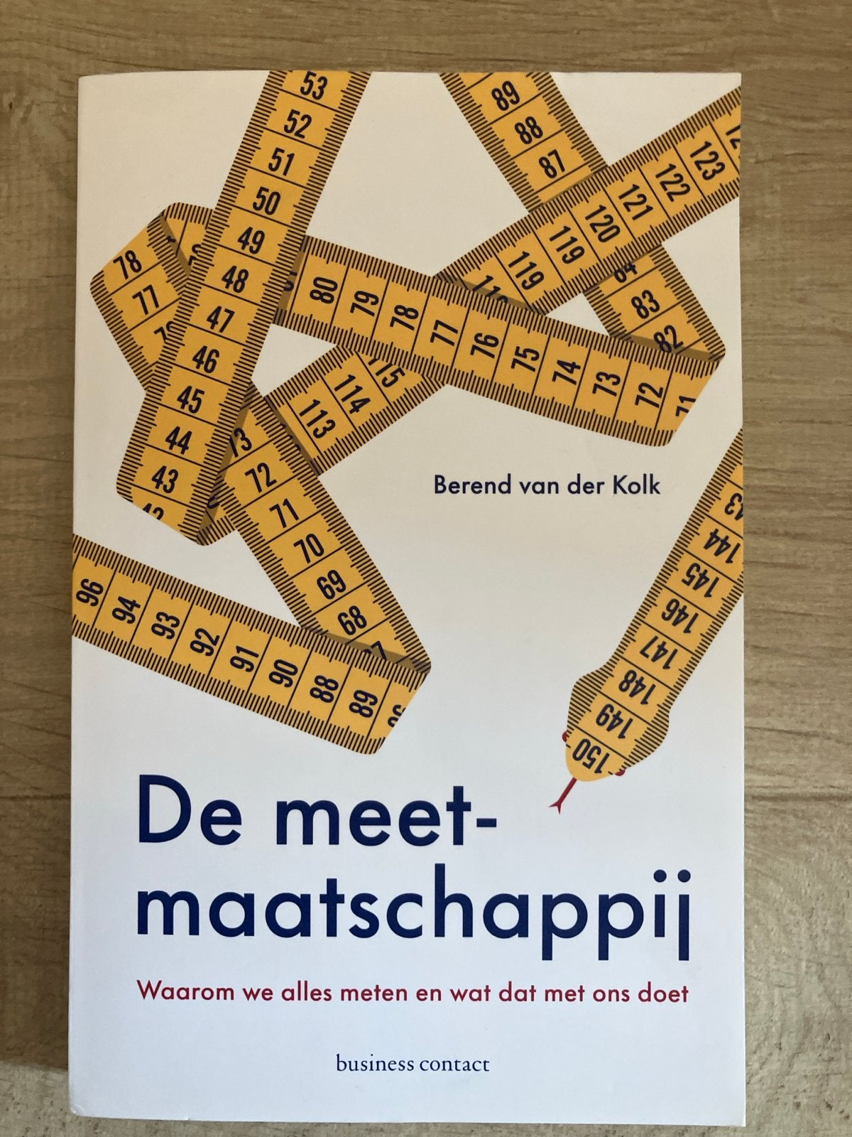 De Meetmaatschappij - Berend van der Kolk, Boeken, Ophalen, Zo goed als nieuw, Nederland