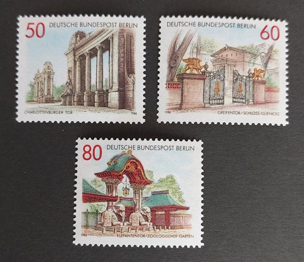 Michel 761-763 Berlijn postfris 1986, Verzenden, BRD, Postfris