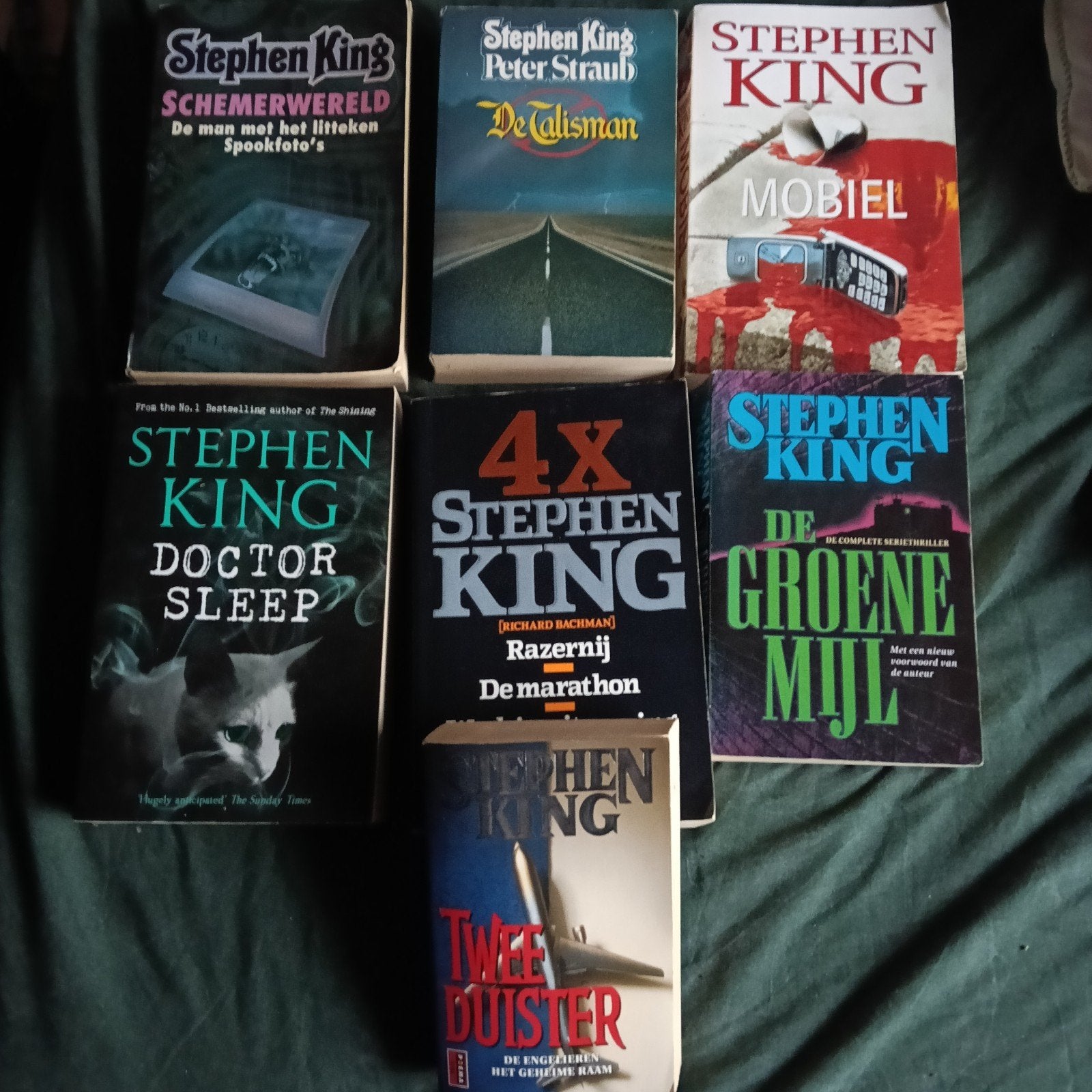 Stephen King Boeken Collectie  7 stuks  Diverse Titels, Gelezen, Stephen King, Ophalen of Verzenden, Nederland
