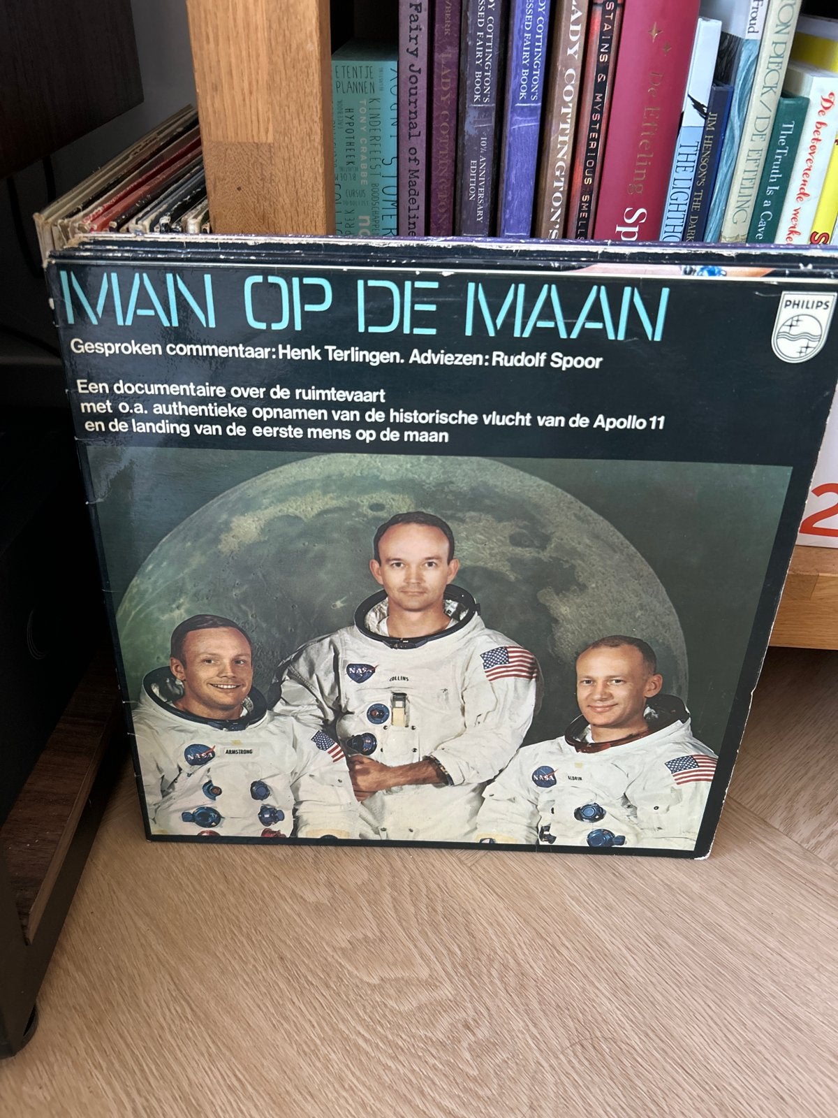 LP: Man op de Maan - Apollo 11 Documentaire, Ophalen, Gebruikt, 12 inch, LP