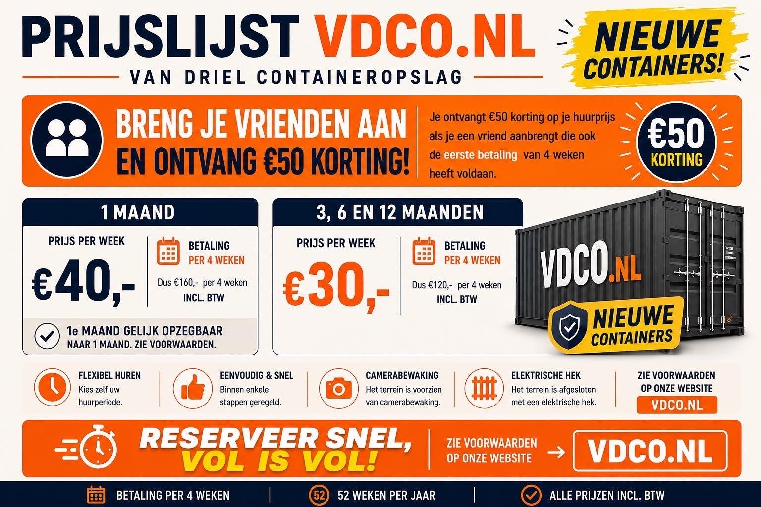 VDCO Opslagruimte Kapel Avezaath - Flexibel en Veilig, Ophalen