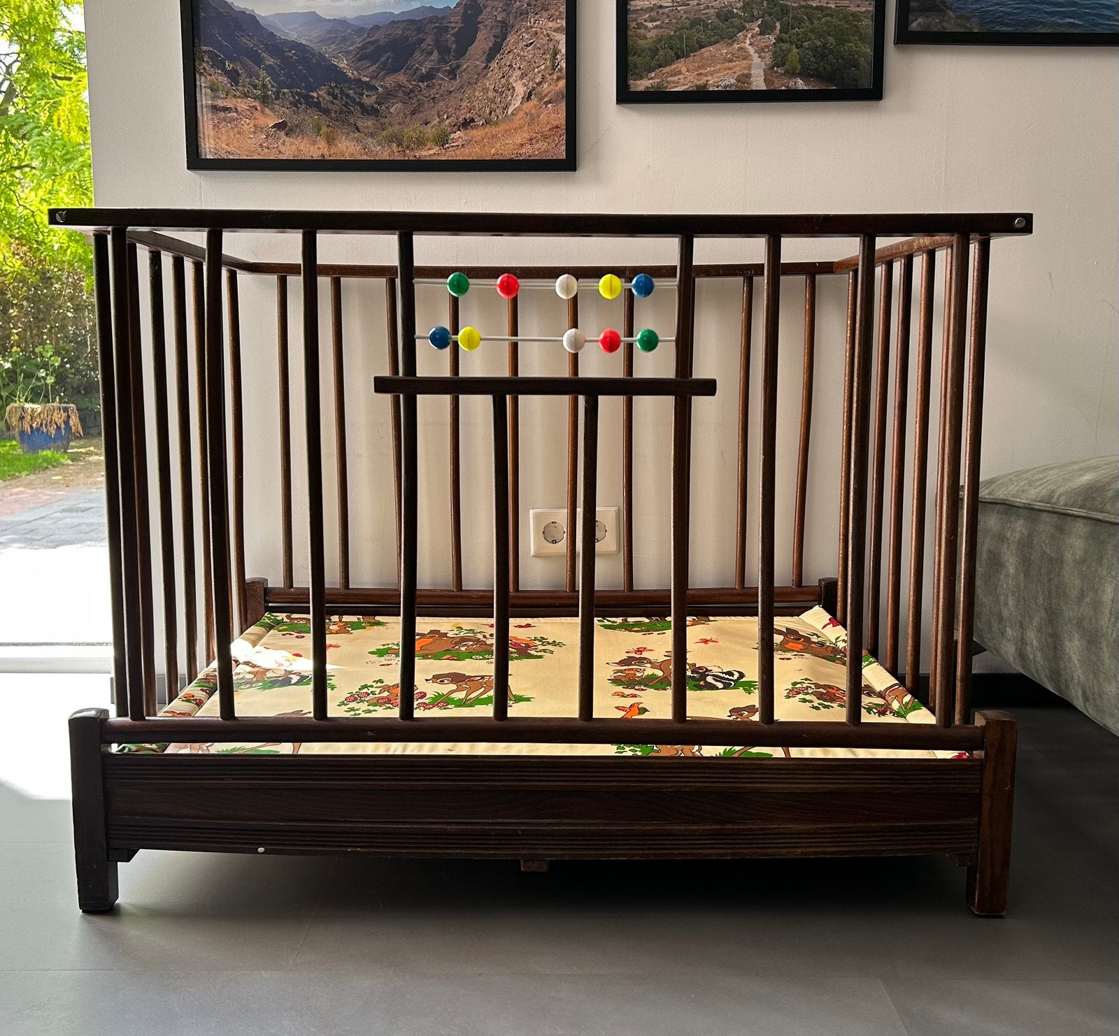 Retro Box | Box | Houten Box | Vintage Box | Baby Box |, Ophalen, Gebruikt, Rechthoekig, In hoogte verstelbaar