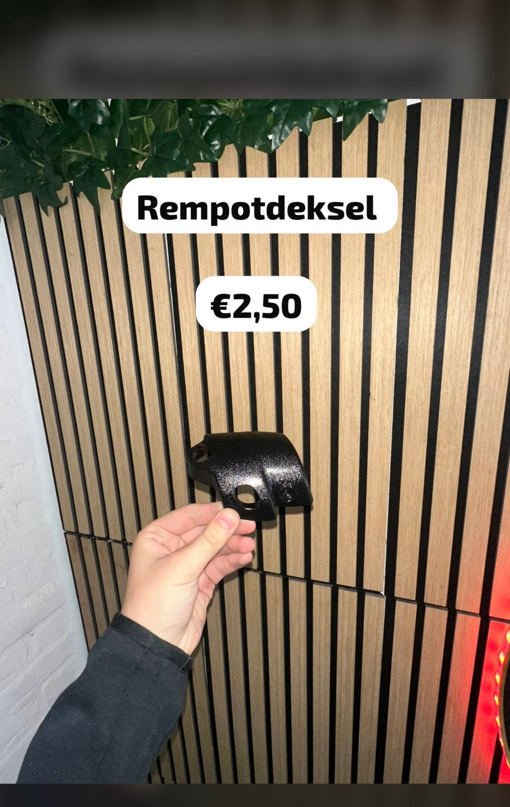 Rempot deksel zip, Ophalen