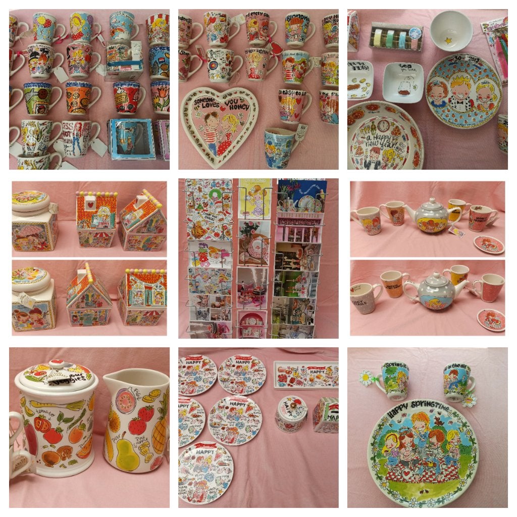 Grote collectie Blond Amsterdam servies, 100 items + extra's, Ophalen, Zo goed als nieuw, Overige stijlen, Aardewerk