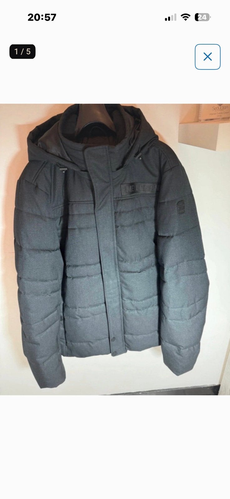 Super mooie PME winterjas xxl, Kleding | Heren, Ophalen of Verzenden, Zo goed als nieuw, Overige maten, Blauw