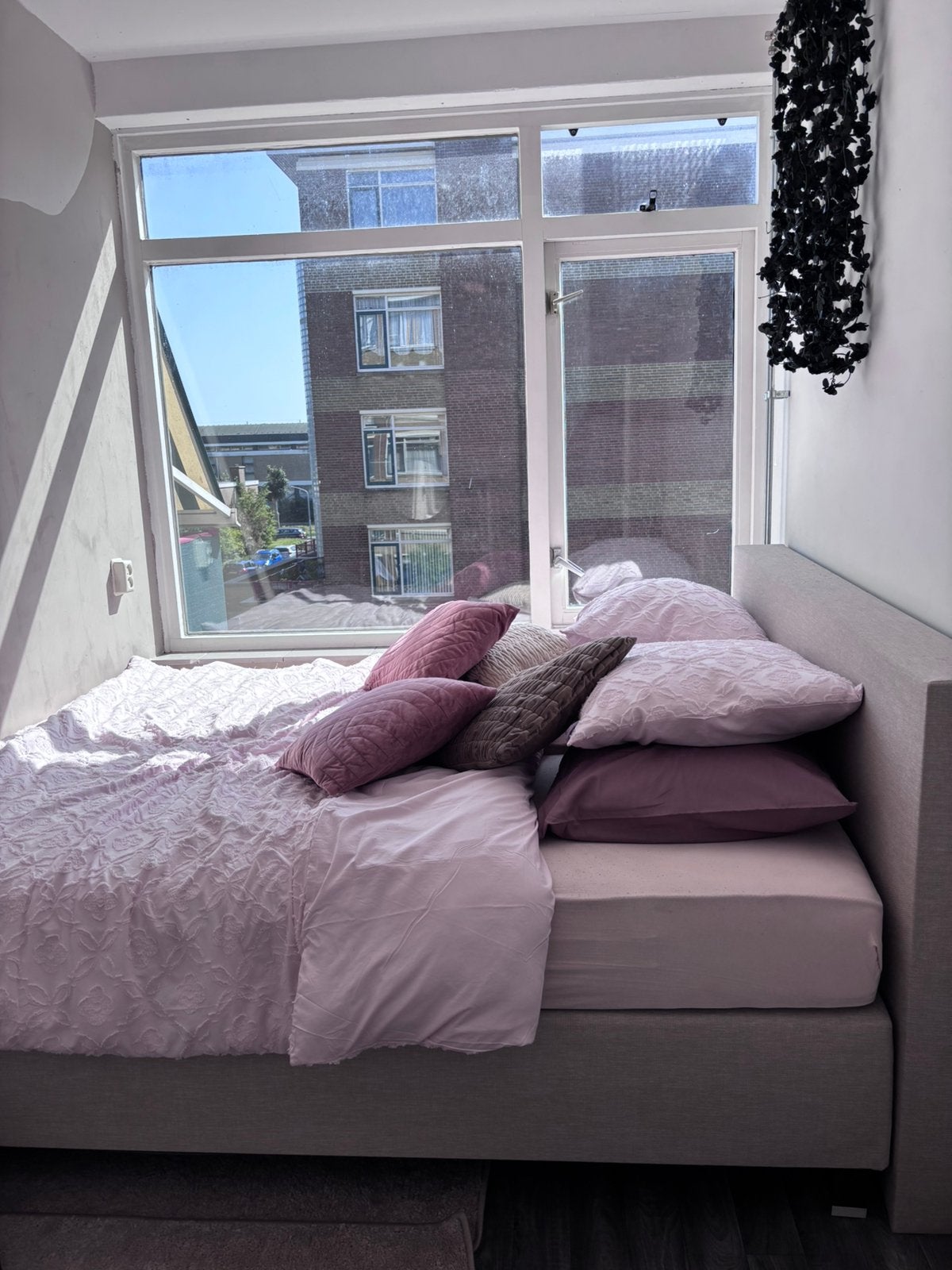 2 persoons boxspring, Ophalen, Tweepersoons, Zo goed als nieuw, 180 cm