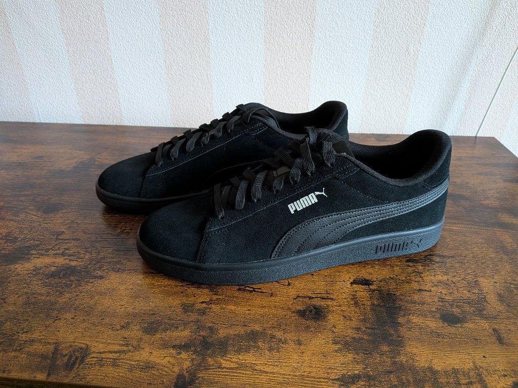 nieuwe Puma Smash mt 47 zwart suède twee 2 paar, Ophalen, Nieuw, Zwart