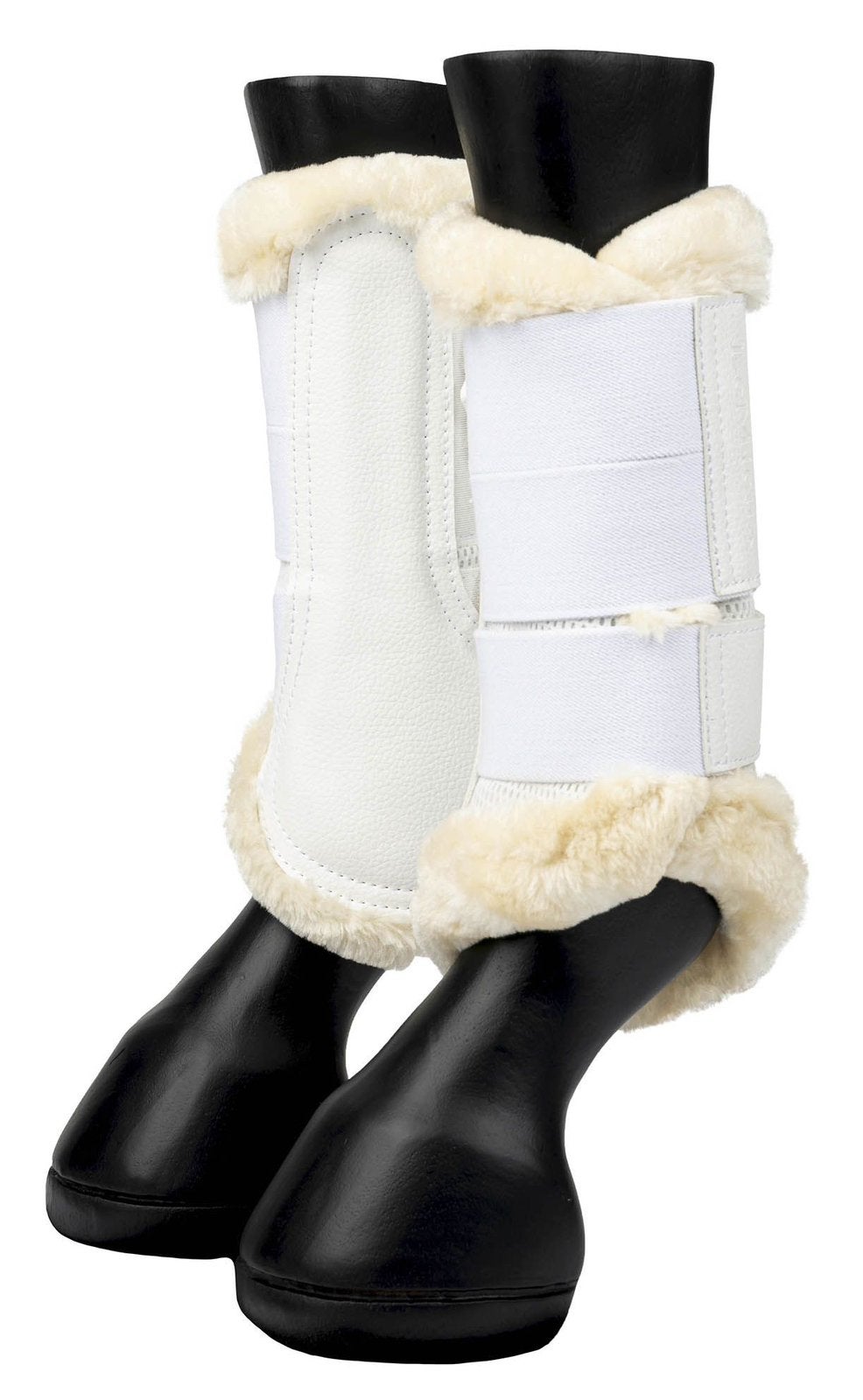 LeMieux Fleece Edge Mesh Brushing Boots, Dieren en Toebehoren, Gebruikt, Lemieux, Ophalen of Verzenden, Extra Full