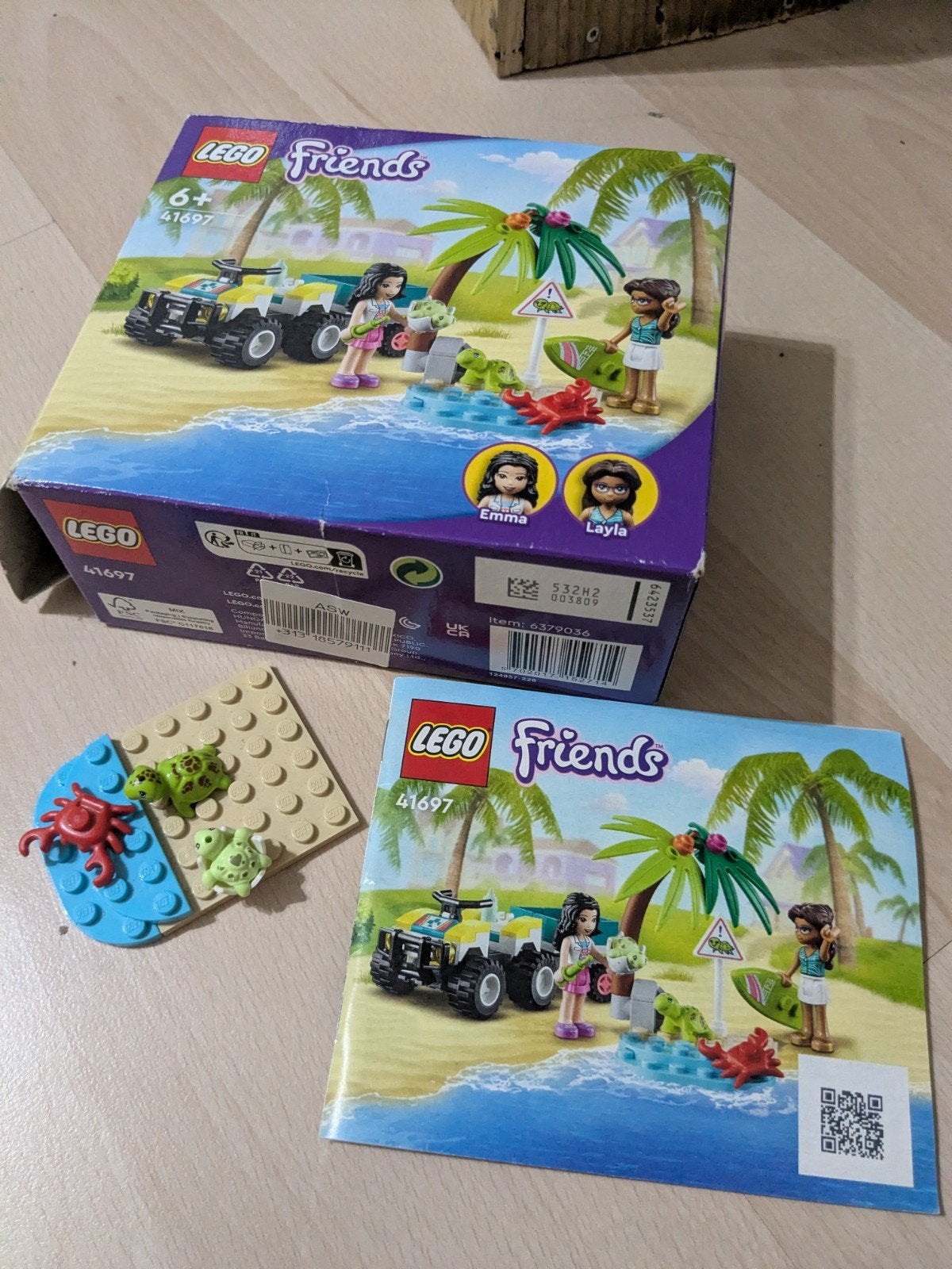 Lego Friends 41697 schildpad safari compleet, Ophalen of Verzenden, Zo goed als nieuw