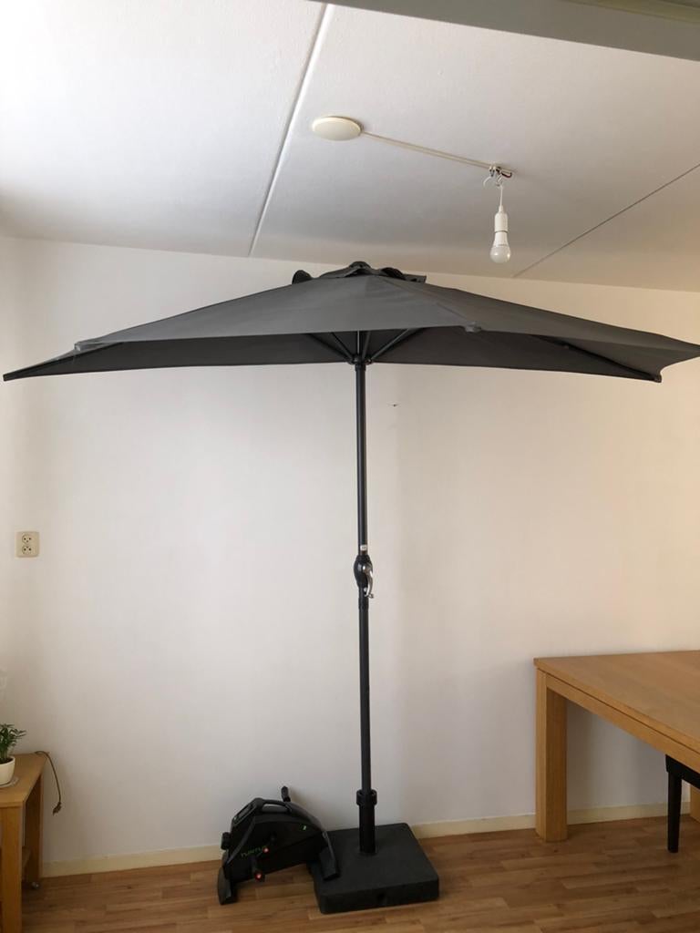 Balkon parasol, Ophalen, Zo goed als nieuw, 2 tot 3 meter, Stokparasol
