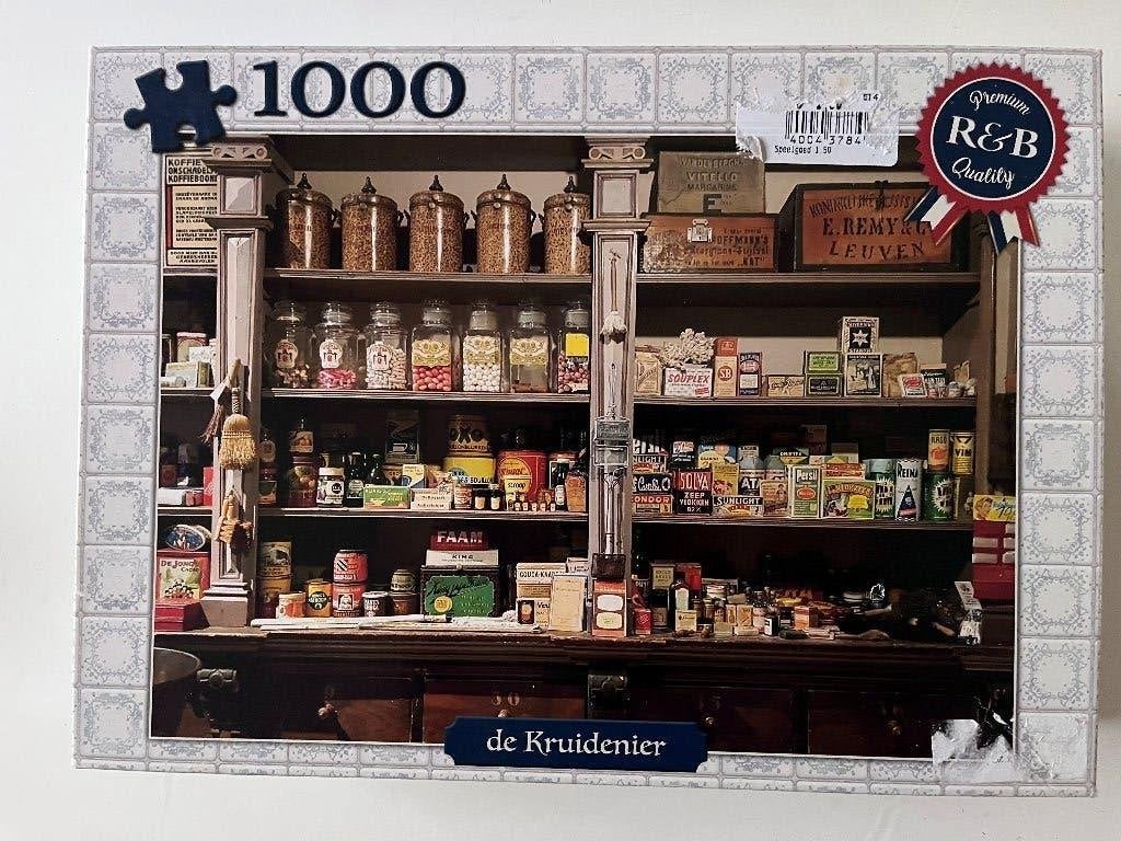 Puzzel De Kruidenier 1000 stukjes, Ophalen of Verzenden, 500 t/m 1500 stukjes, Zo goed als nieuw