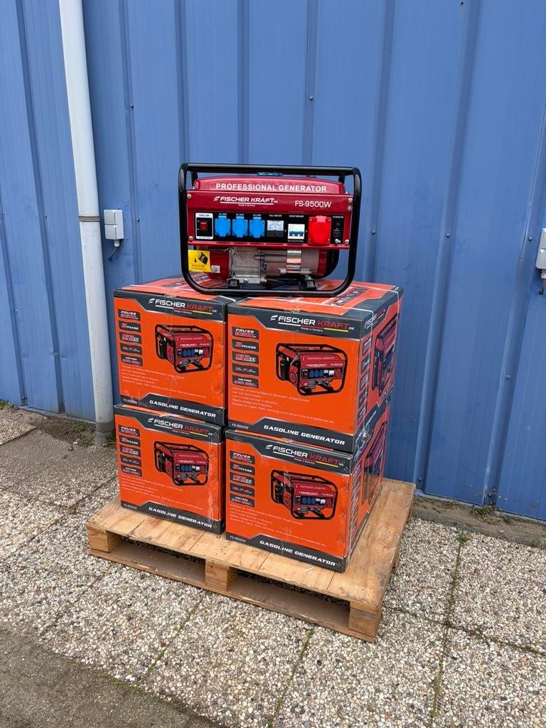 Fischerkraft generator l noodstroom l 2500 watt, Doe-het-zelf en Verbouw, Aggregaten, Ophalen, Minder dan 5 kVA, Benzine