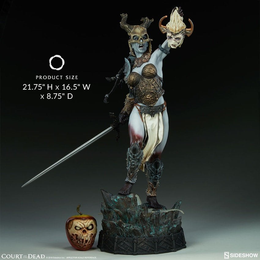 Sideshow Court of the Dead Kier Warbringer Premium Format, Ophalen of Verzenden, Zo goed als nieuw, Beeldje, Replica of Model