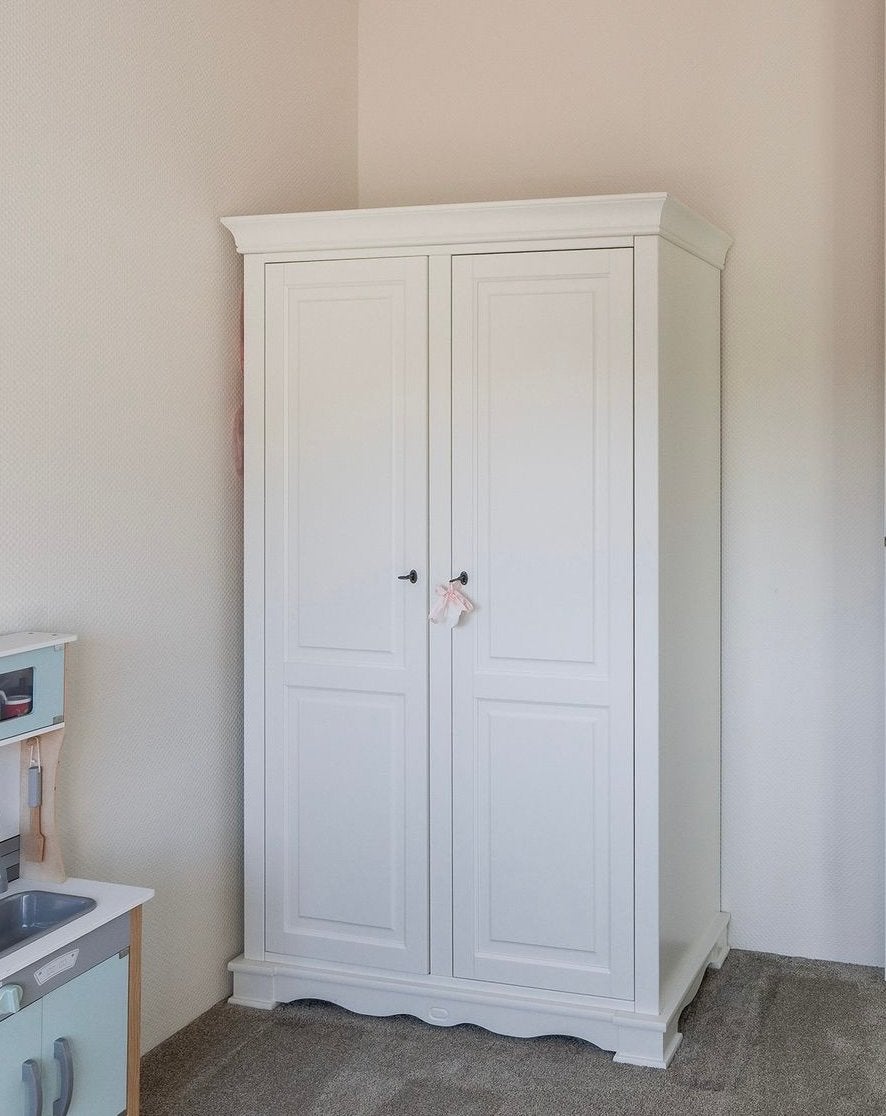 Kidsmill Chateau baby/kinder kledingkast gebroken wit, Ophalen, Kast, 50 tot 70 cm, 105 cm of meer