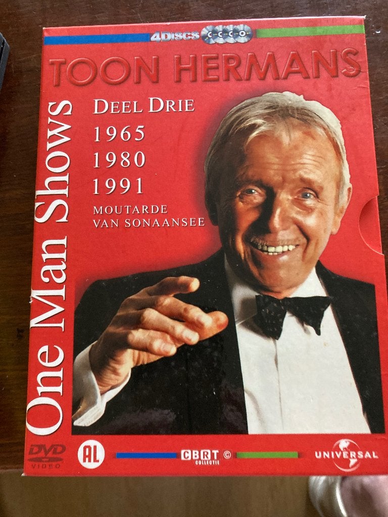 DVD Toon Hermans, Stand-up of Theatershow, Alle leeftijden, Toon Hermans, Ophalen of Verzenden
