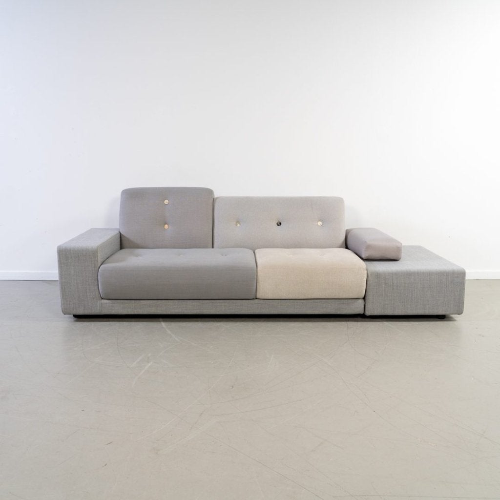 Vitra Polder Sofa Grijs Stof, Niet ingevuld, Zo goed als nieuw, Niet ingevuld, Niet ingevuld