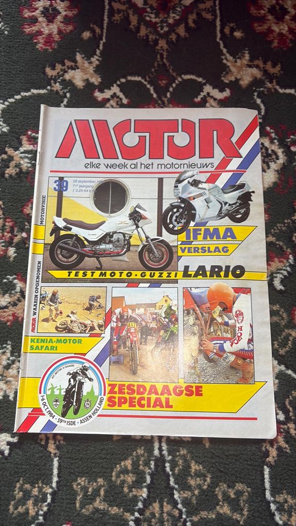 Motor magazine - Motorvisie - Moto Guzzi Lario test, Ophalen of Verzenden, Gelezen, Algemeen