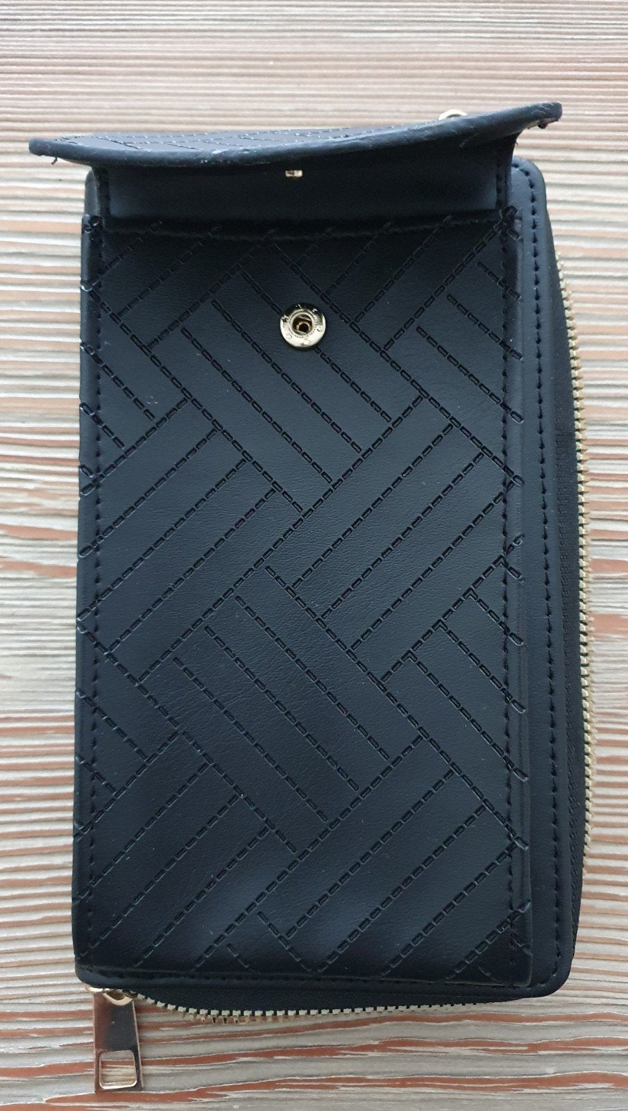 Portemonnee met telefoonvak, Ophalen