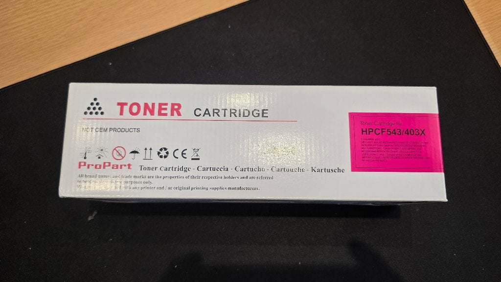 HP HPCF543-403X Toner Magenta, Ophalen of Verzenden, Nieuw, Toner, Canon, HP, Huismerk