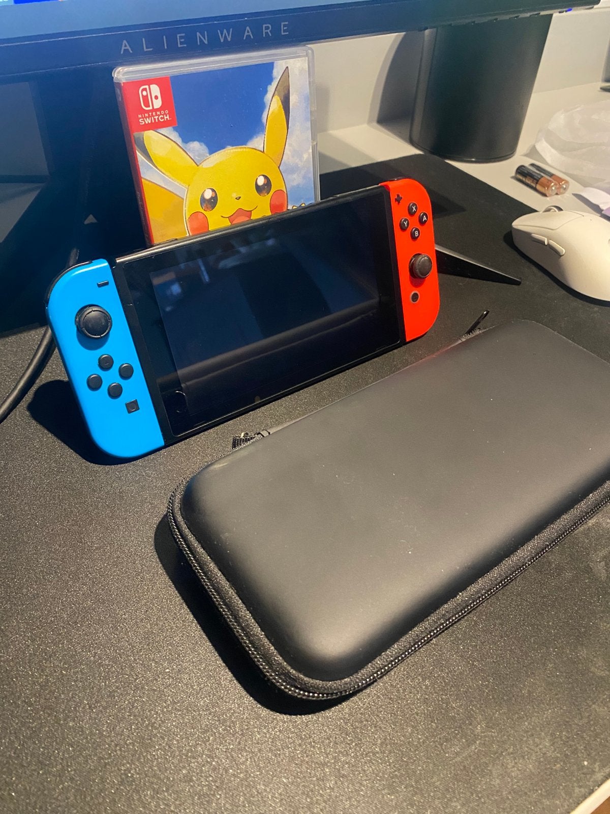 Nintedo switch V2 met case, Ophalen of Verzenden, Zo goed als nieuw, Met 2 controllers, Switch 2019 Upgrade