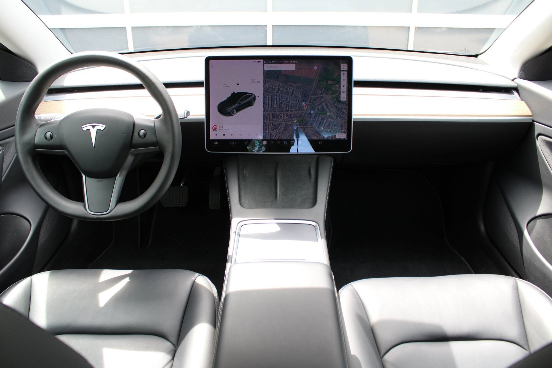 Tesla Model 3 Long Range AWD 75 kWh, Auto's, Automaat, Adaptive Cruise Control, Gebruikt, Zwart