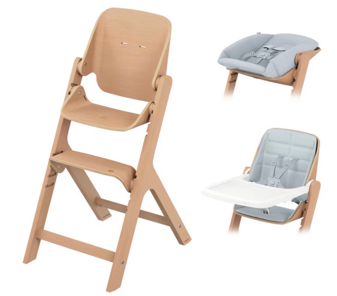 Maxi-Cosi Nesta Meegroeistoel Hout, Kinderen en Baby's, Kinderstoelen, Ophalen, Nieuw, Meegroeistoel, Afneembaar eetblad