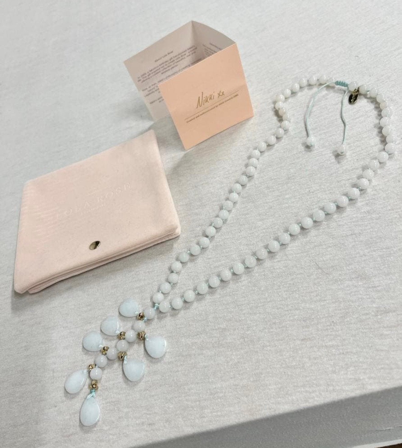 Parel ketting - Lola Rose London + Certificaat witte parels, L, Wit, Nieuw, Steen of Mineraal