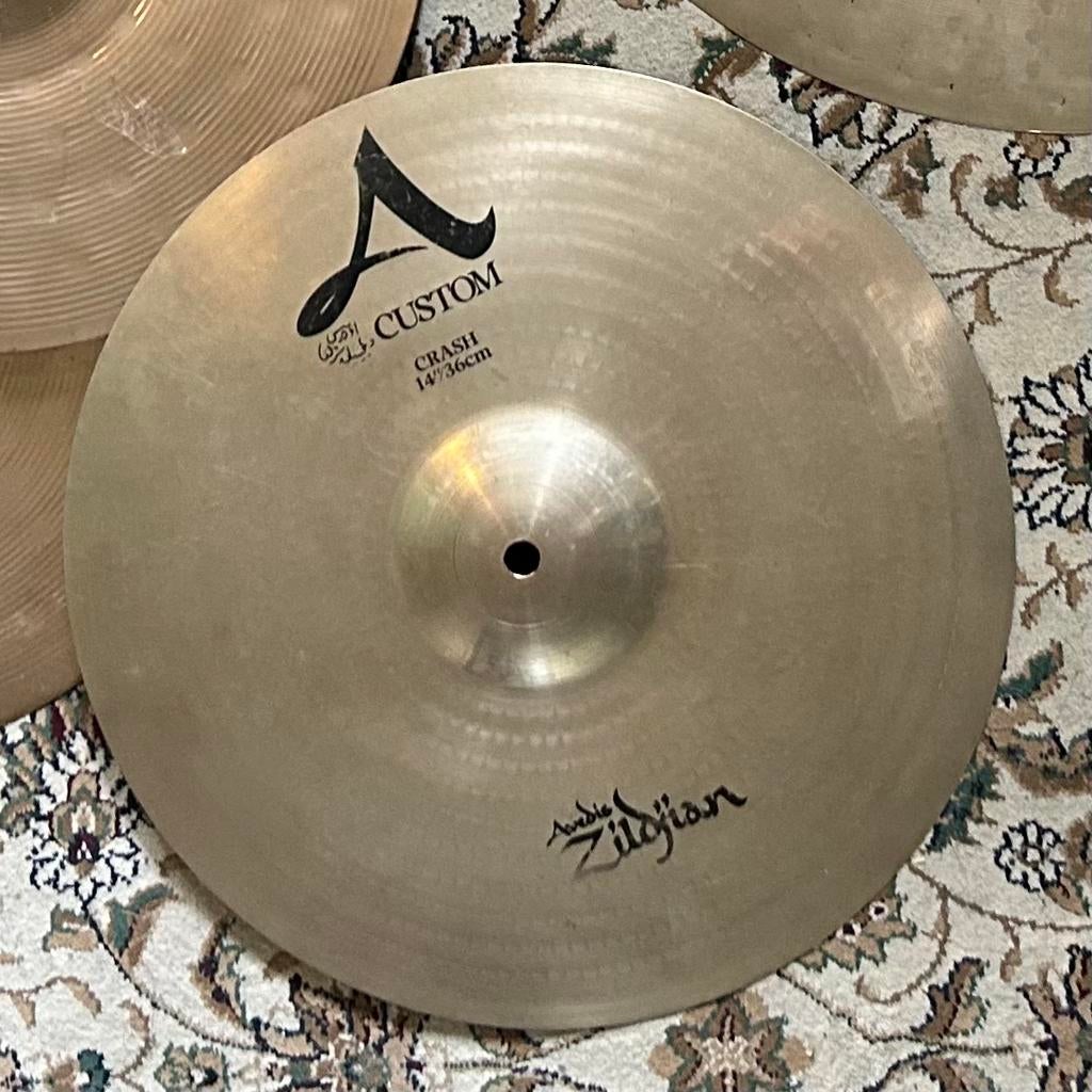 14” Zildjian A Custom Crash (1995) - Briljant, Drums@HermanJager.nl, Gebruikt, Usa, Drums of Percussie