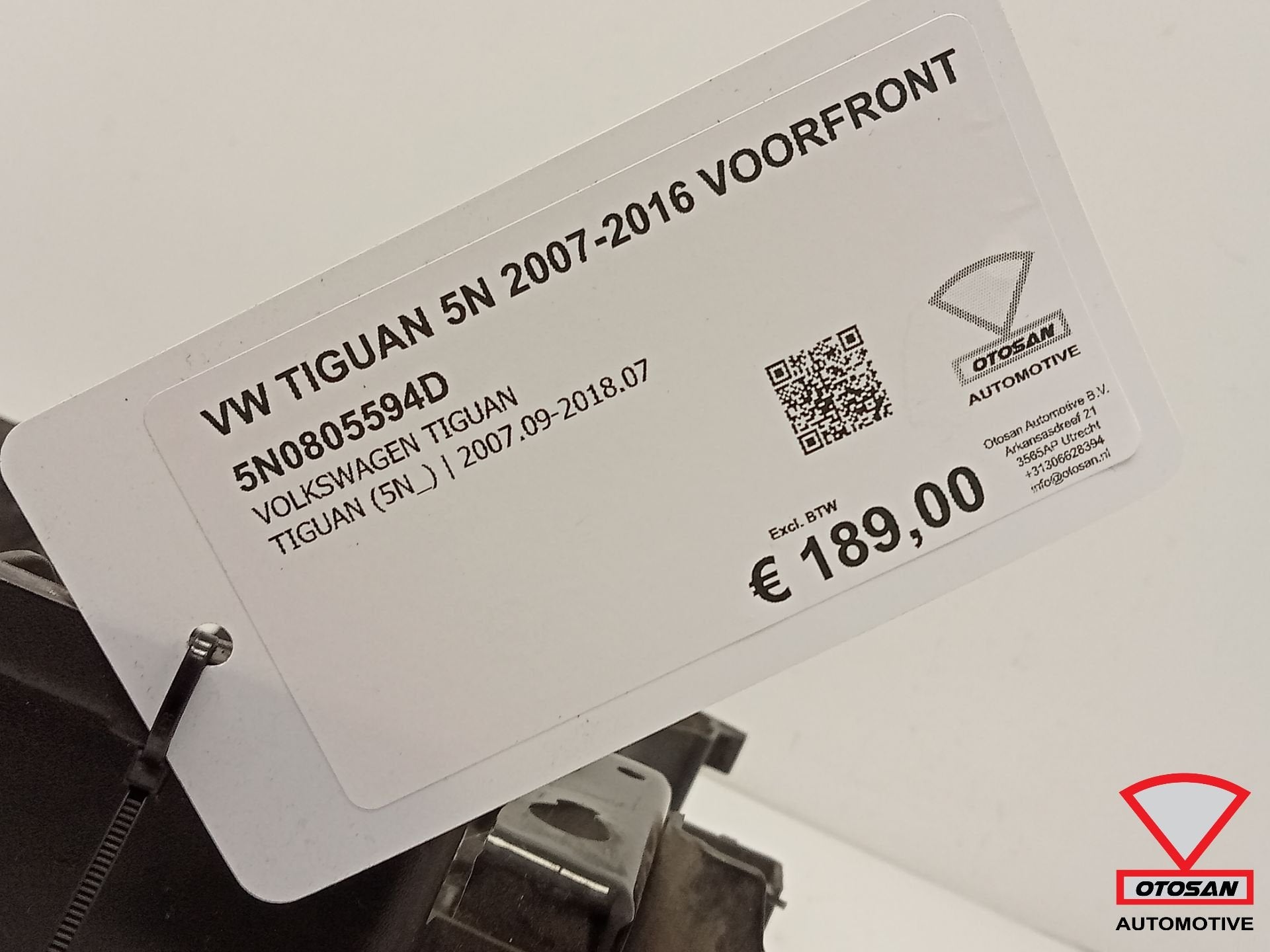 VW Tiguan 5N 2007-2016 Voorfront Front Origineel! 5N0805594D, Gebruikt, Volkswagen, Volkswagen AG, Berliner Ring 2
38440  Wolfsburg, DE