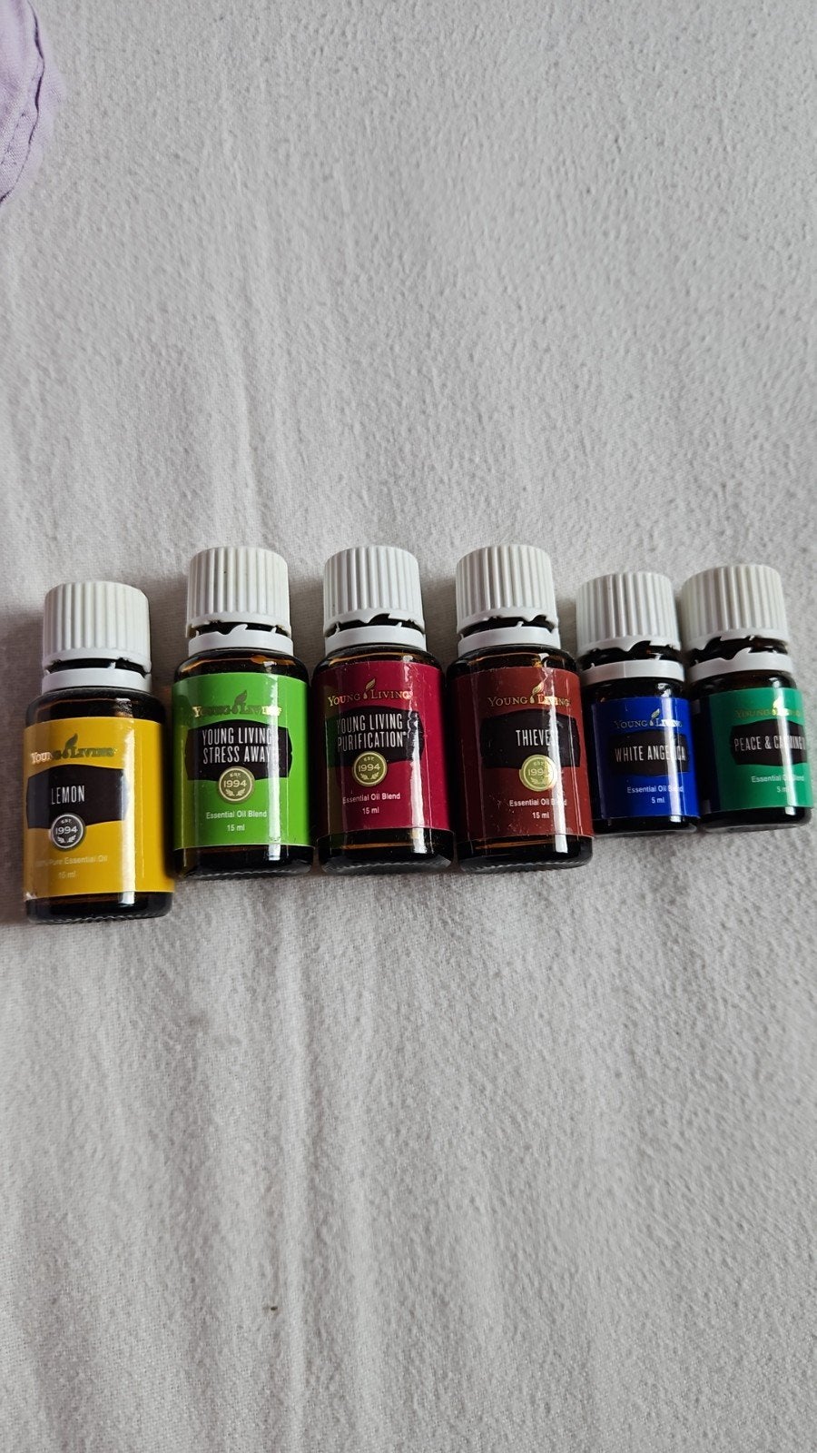 geopende oliën van Young Living, Verzenden, Aroma