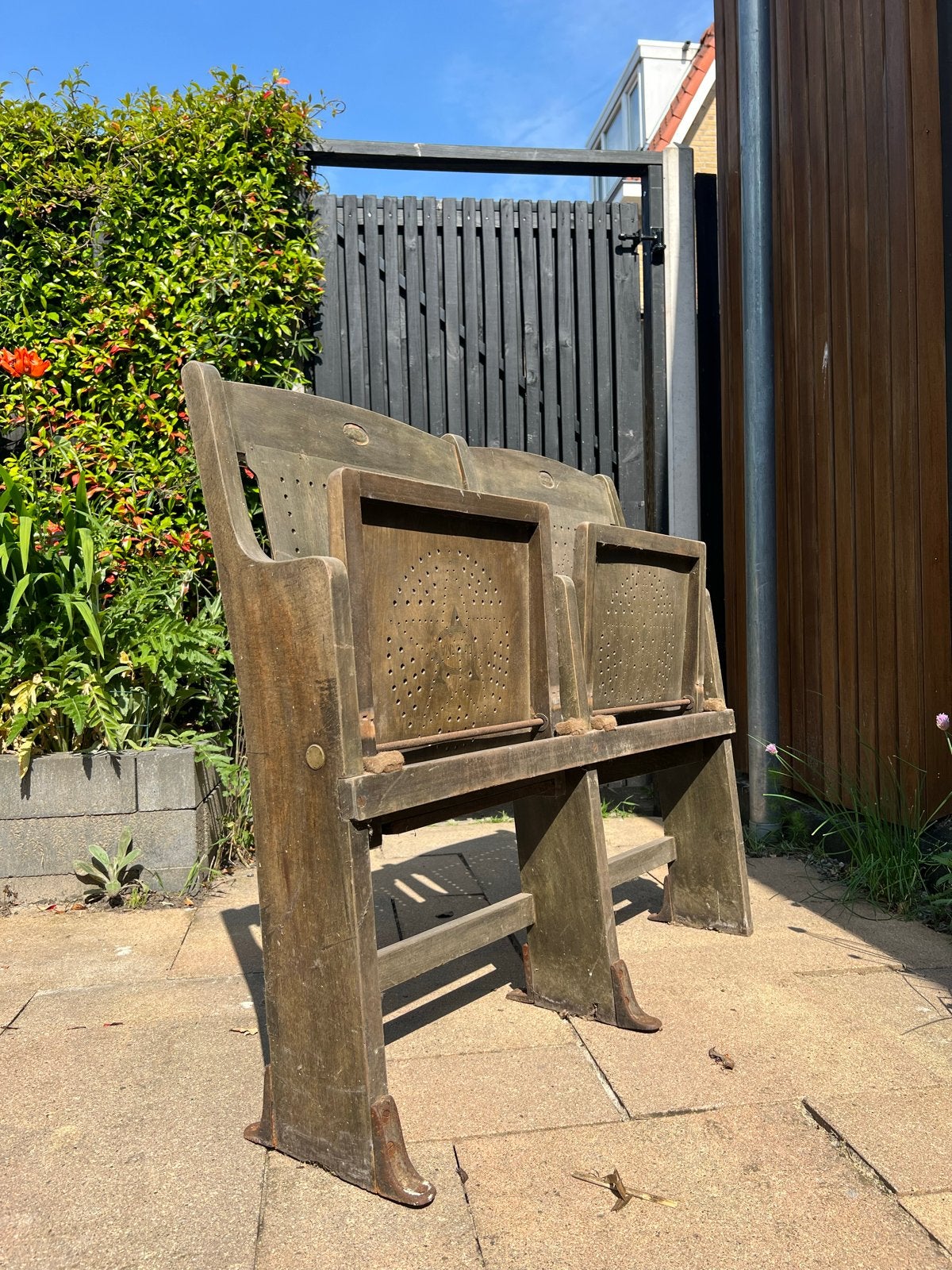 Luterma Vintage bioscoopstoelen - set van 2, Antiek en Kunst, Ophalen