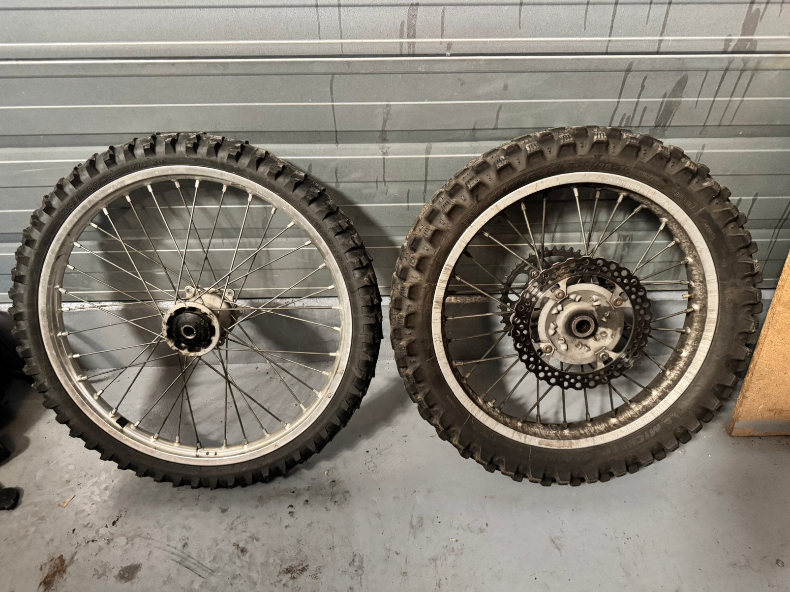 Honda crf wielen velgen, Ophalen
