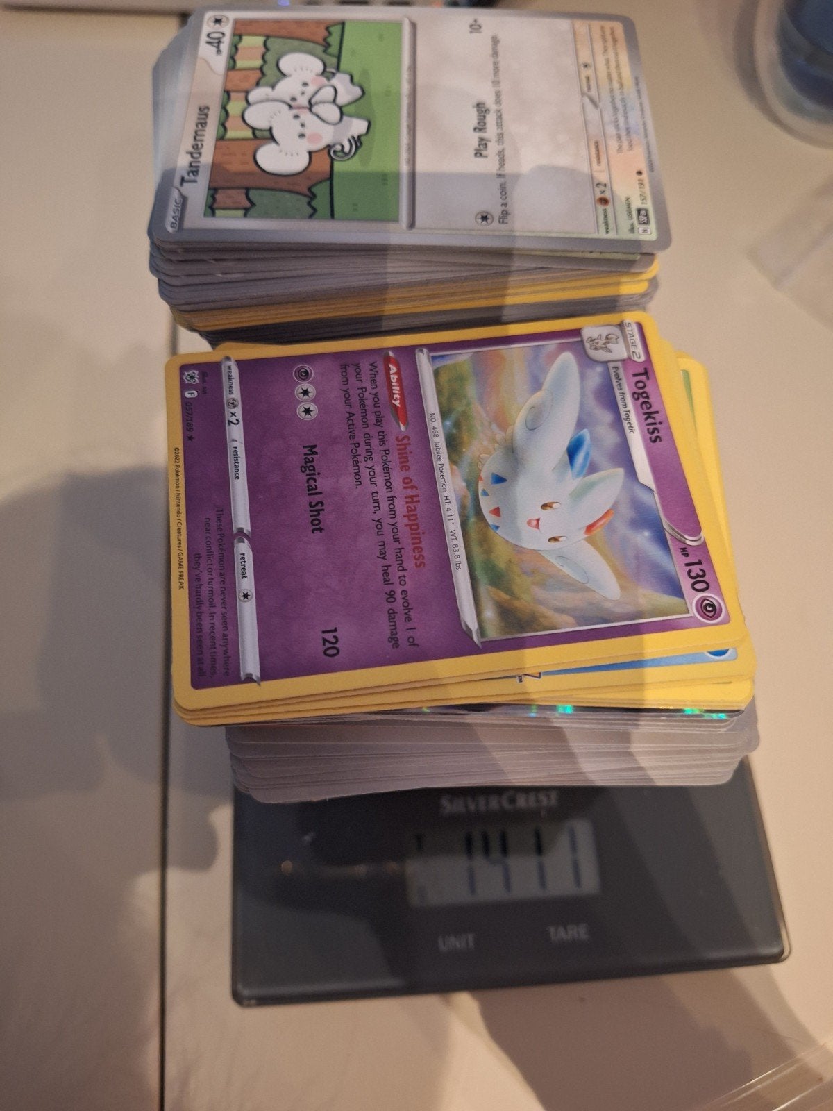 750 near mint pokemonkaarten, Hobby en Vrije tijd, Verzamelkaartspellen | Pokémon, Ophalen of Verzenden, Zo goed als nieuw, Meerdere kaarten