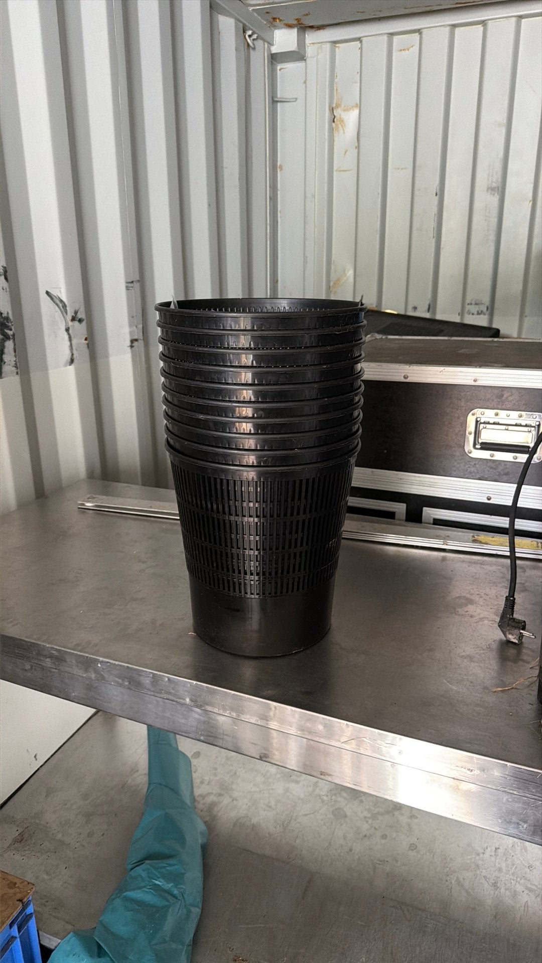 10x catering prullebak 30cm hoog, Minder dan 10 liter, Ophalen, Zo goed als nieuw, Kunststof