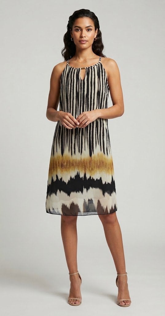 jurk jacqueline Riu, Maat 42/44 (L), Zo goed als nieuw, Knielengte, Jacqueline Riu