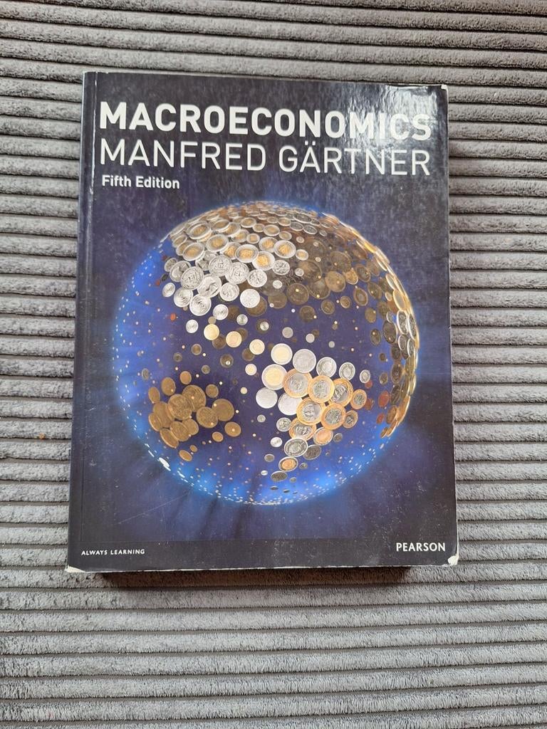 Macroeconomics - Manfred Gärtner, Ophalen of Verzenden, Beta, Zo goed als nieuw, WO