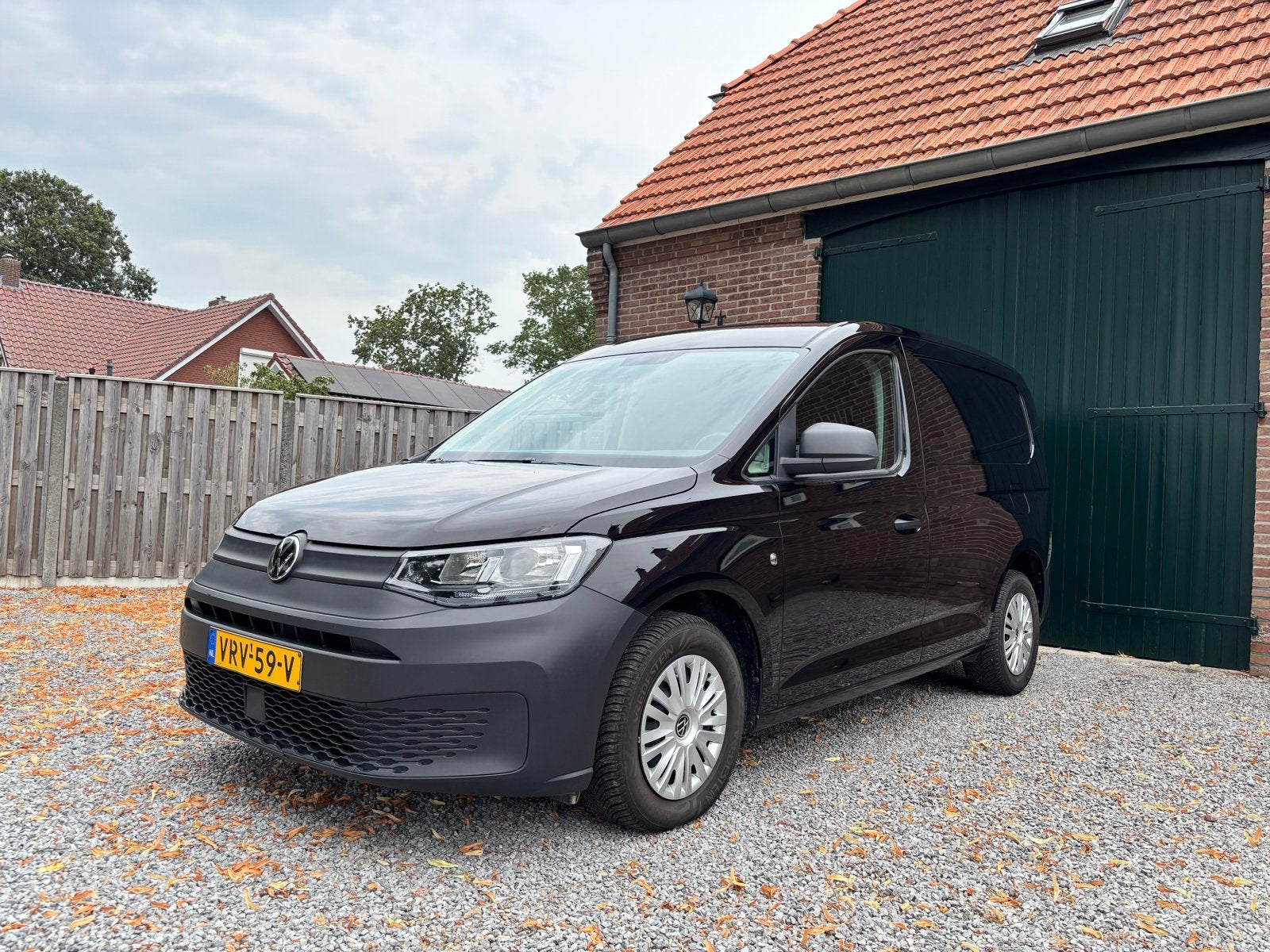 Volkswagen Caddy Cargo 2.0 TDI 2022 Zwart, Auto's, Bestelauto's, Voorwielaandrijving, Stof, 74 pk, 4 cilinders